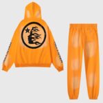 Hellstar Fire Orange Dye Tracksuit - Image 2
