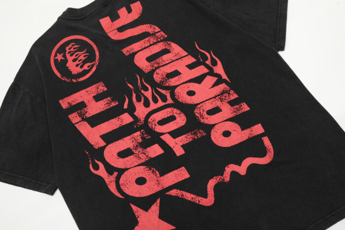 Hellstar Studios Jesus Emblem T-Shirt Black - Image 4