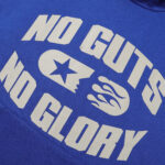 Hellstar No Guts No Glory! Hoodie Blue - Image 4