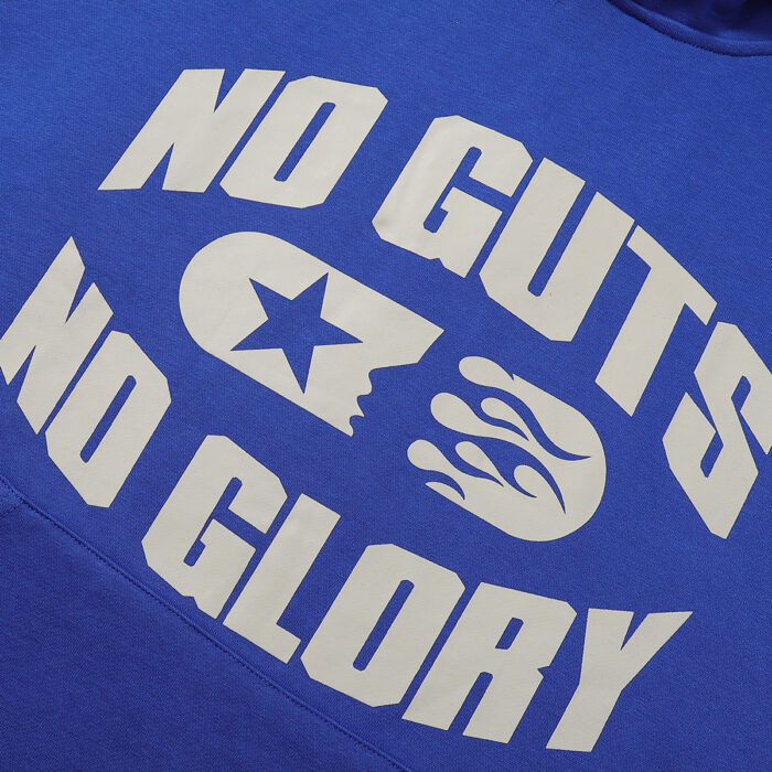 Hellstar No Guts No Glory! Hoodie Blue - Image 4