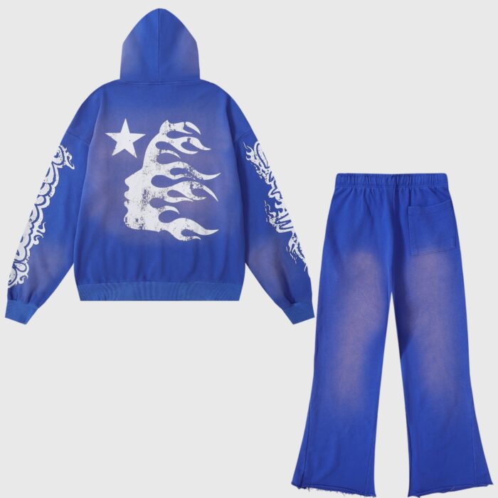 Hellstar Studios Records Yoga Tracksuit Blue - Image 2