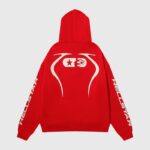Hellstar Sport Pullover Hoodie Red - Image 2