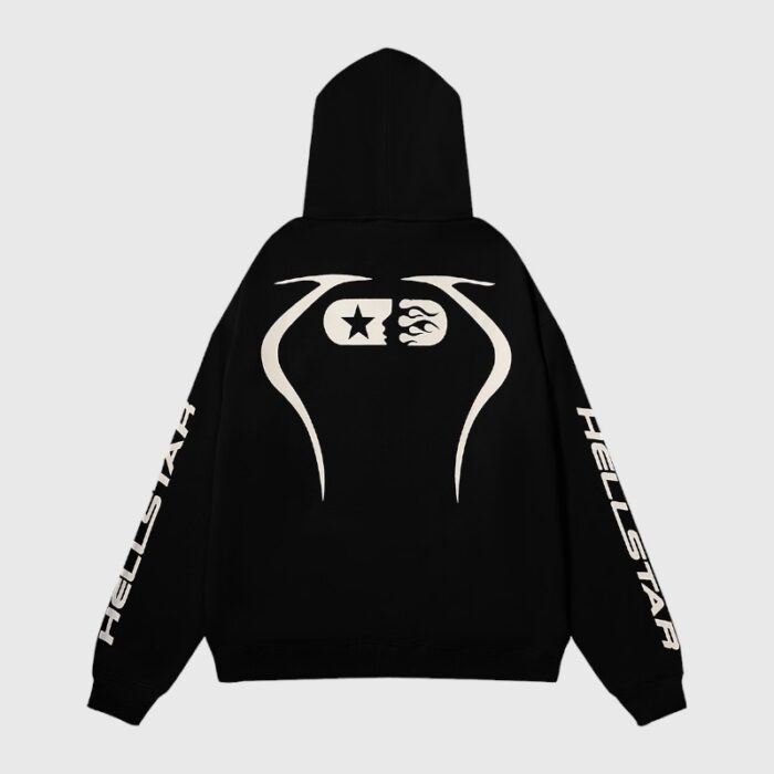 Hellstar Sports Pullover Hoodie Black - Image 2