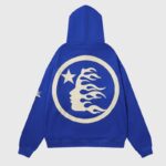 Hellstar No Guts No Glory! Hoodie Blue - Image 2
