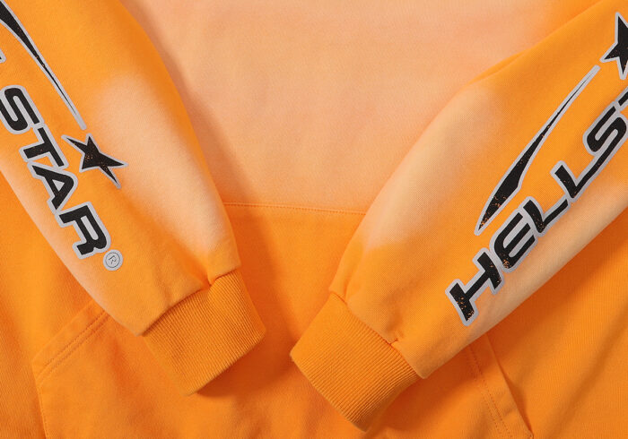 Hellstar Fire Orange Dye Tracksuit - Image 8