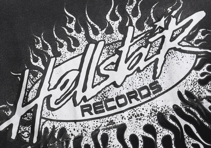 Hellstar Studios Records Vintage Tracksuit Black - Image 8