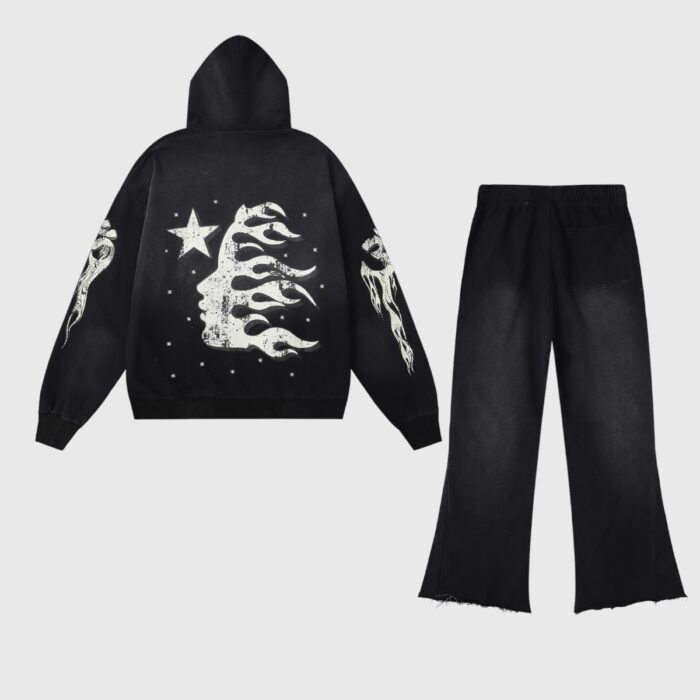 Hellstar Studios Records Tracksuit Black - Image 2