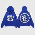 Hellstar No Guts No Glory! Hoodie Blue - Image 12