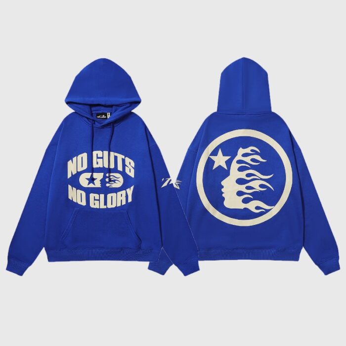 Hellstar No Guts No Glory! Hoodie Blue - Image 12