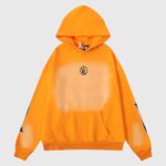 Fire Orange Dye Hoodie