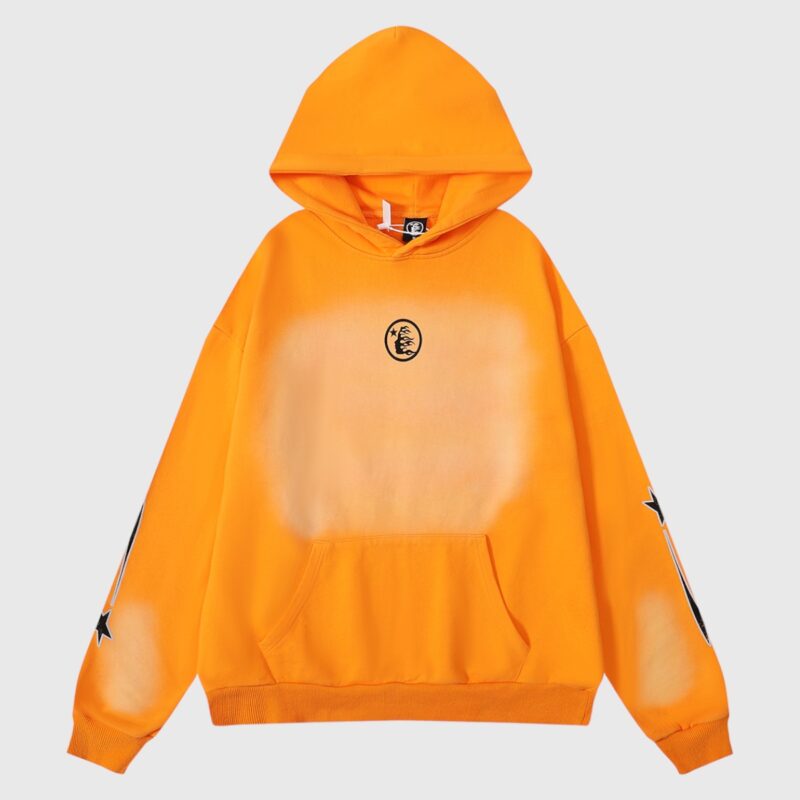 Fire Orange Dye Hoodie