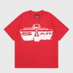 Hellstar Studios Jesus Emblem T-Shirt Red