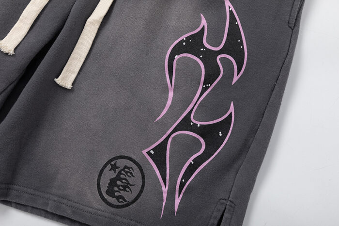 Hellstar Studios Records Shorts Jet Black - Image 3