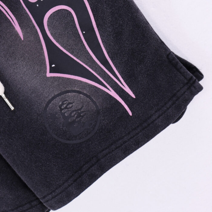 Hellstar Studios Records Shorts Black - Image 4