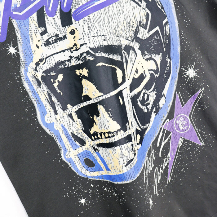 Hellstar Skull Helmet T- Shirt - Image 4