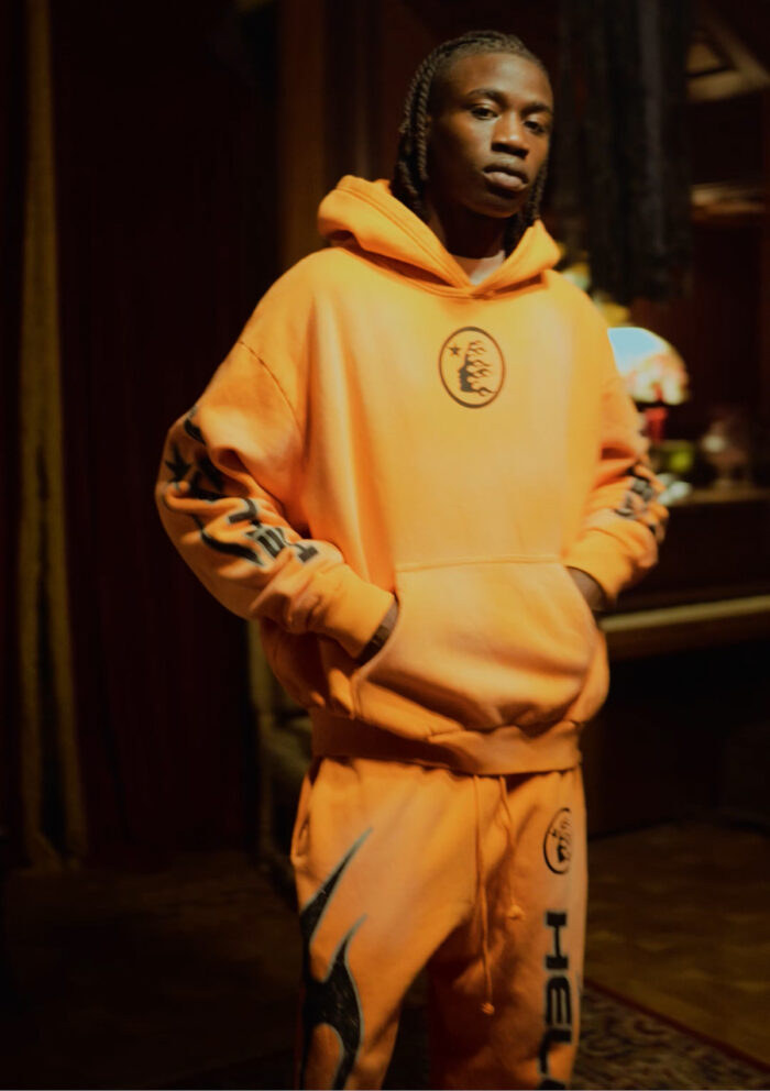 Hellstar Fire Orange Dye Tracksuit - Image 12