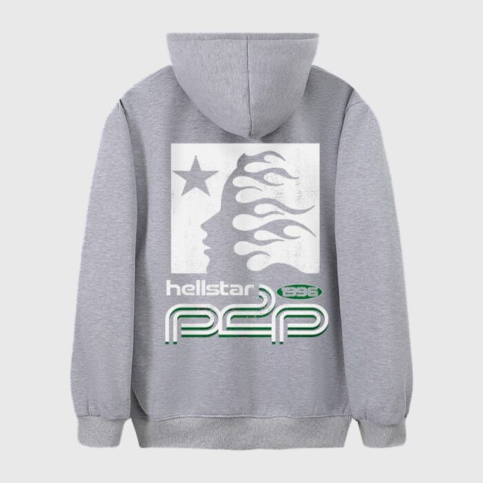 Hellstar Studios Future Hoodie Grey - Image 2