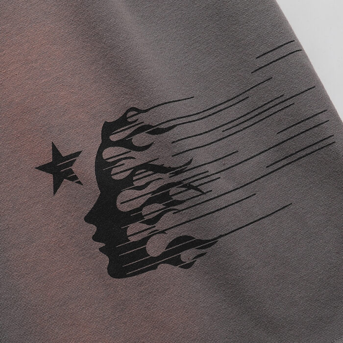 Hellstar Studios Records Shorts Grey - Image 8