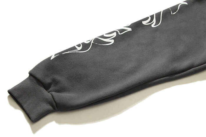 Hellstar Studios Records Hoodie Jet Black - Image 8