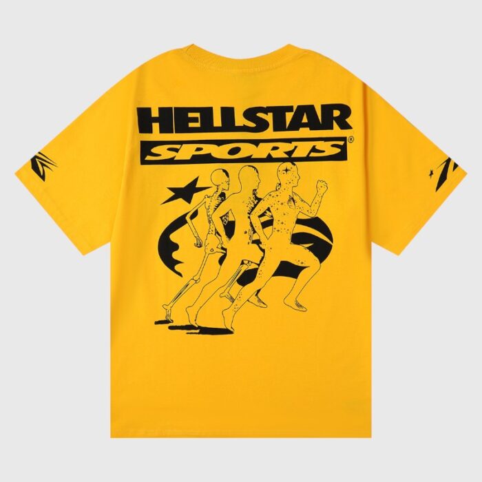 Hellstar Marathon T-Shirt Yellow - Image 2