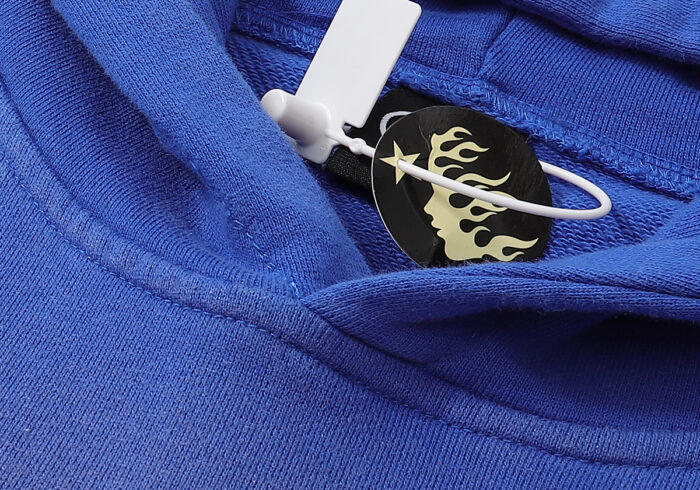 Hellstar Studios Records Yoga Hoodie Blue - Image 9
