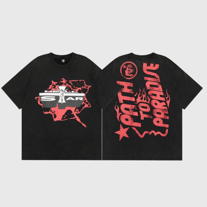 Hellstar Studios Jesus Emblem T-Shirt Black - Image 9