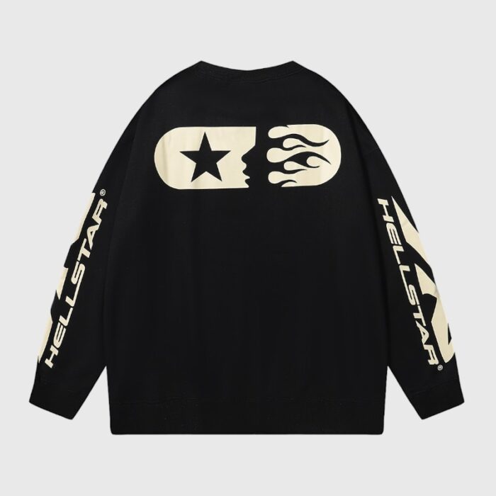 Hellstar Sports Crewneck Sweater Black - Image 2