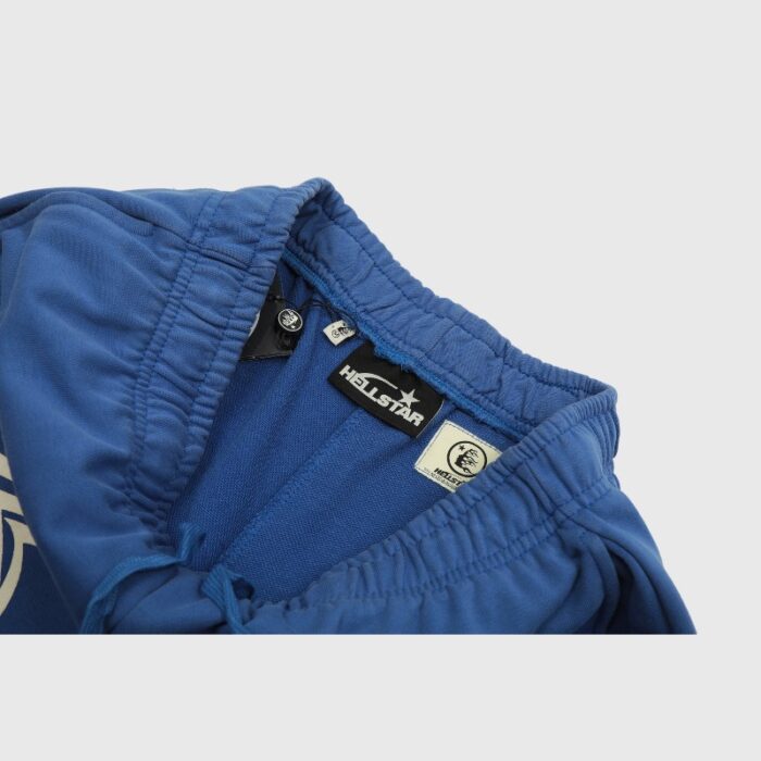 Hellstar No Guts No Glory! Sweatpants Blue - Image 9