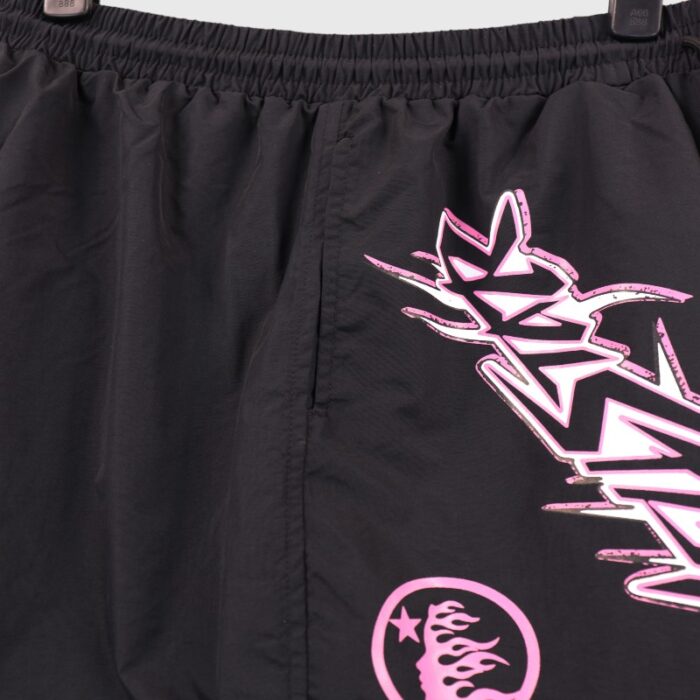 Hellstar Nylon Athletic Shorts Black - Image 3