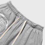 Hellstar Jupitar Graphic Terry Grey Shorts - Image 7