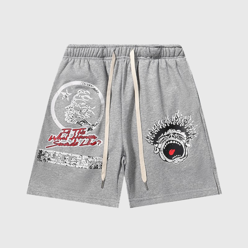 de947f62-Photoroom Hellstar Jupitar Graphic Terry Grey Shorts - Image 1