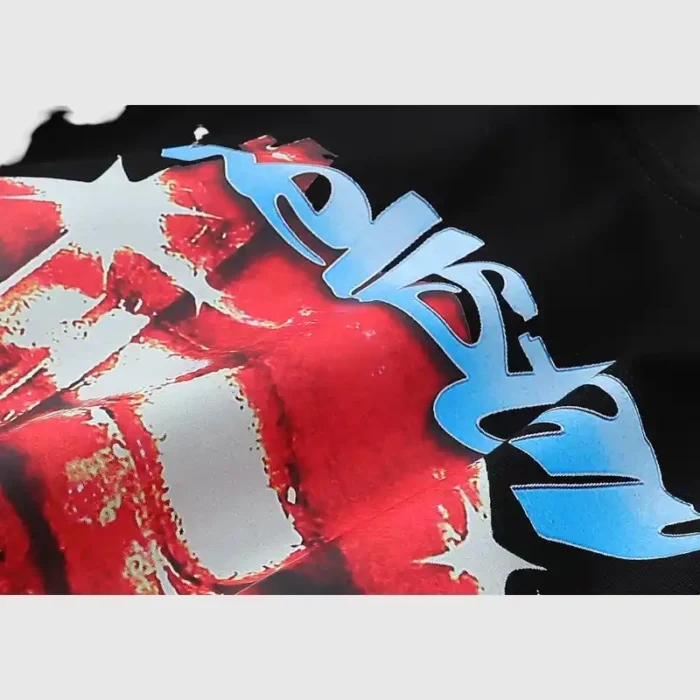 Hellstar Fight Against The World T- Shirt Black - Image 3