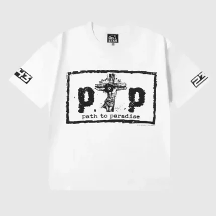 Hellstar P2P T-Shirt White front