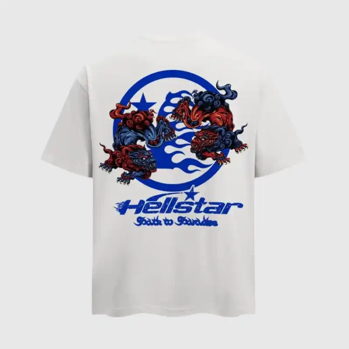 Hellstar Path To Paradise White T- Shirt - Image 2