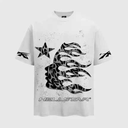 Hellstar-Glitter-P2P-T-shirt-white-front-view