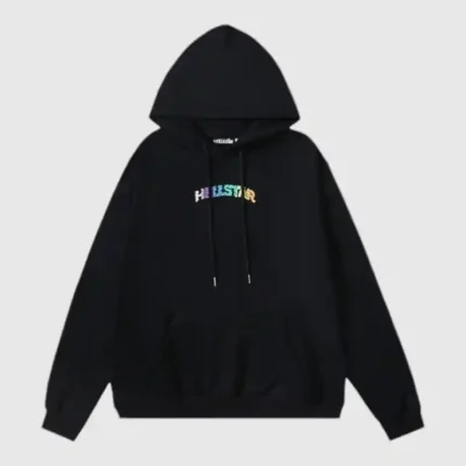 Hellstar-Records-Hoodie-Black-front-view