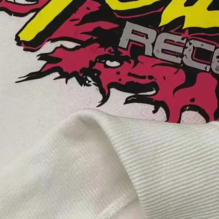Hellstar Records Hoodie 'White' - Image 10
