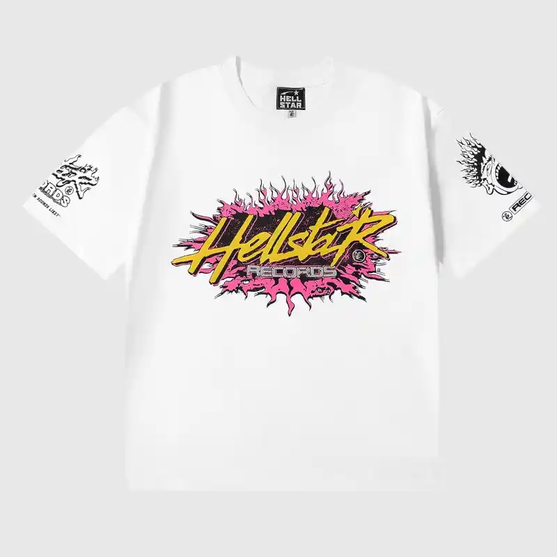 Hellstar-Records-T-Shirt-White-front-view Hellstar-Records-T-Shirt-White-front-view
