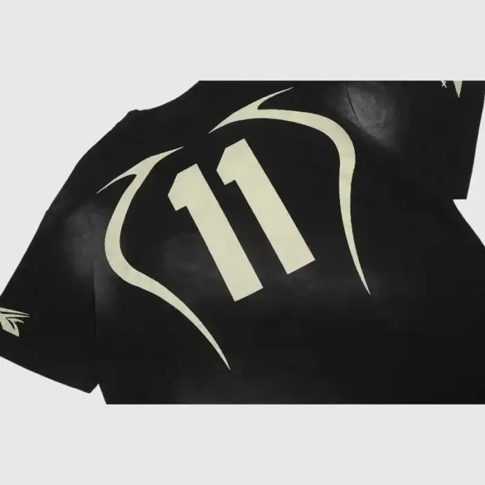 Hellstar Warm Up T- Shirt Black - Image 12