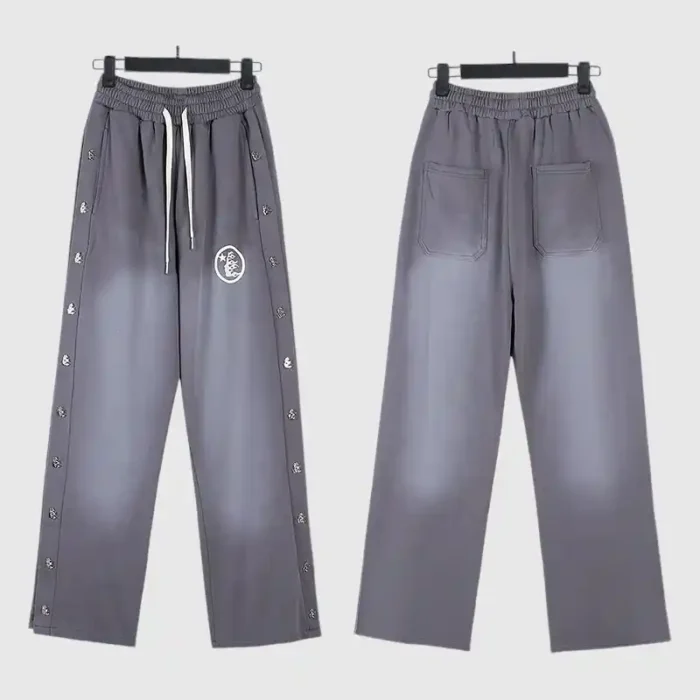 Hellstar Waxed Sweatpant 'Grey' - Image 3