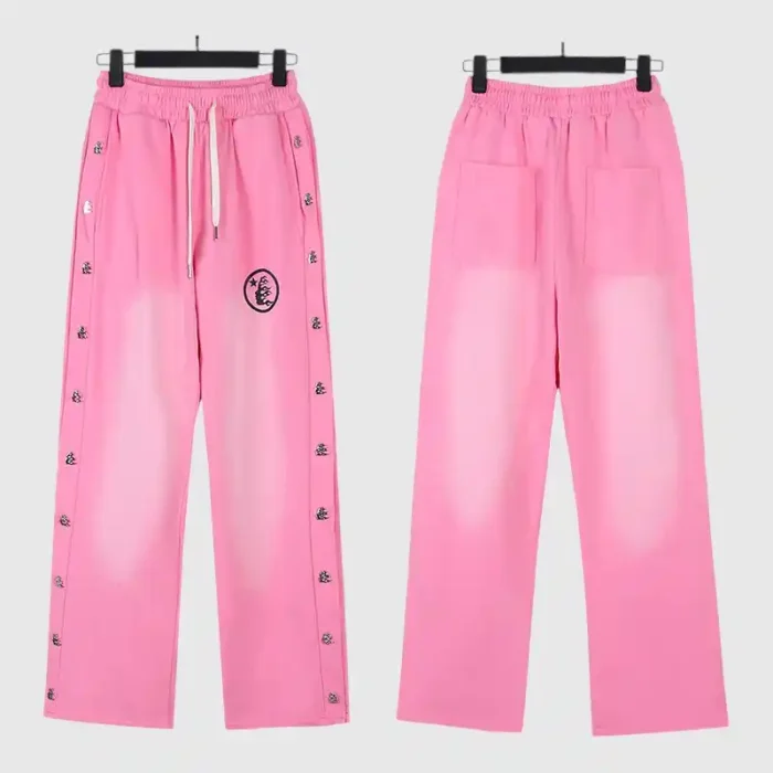 Hellstar Waxed Sweatpant 'Pink' - Image 3