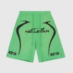 Hellstar Warm Up Shorts 'Green'