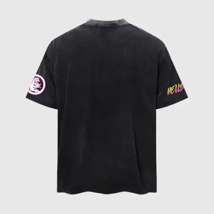 Hellstar Fun Color Brain Graphic Print Cotton T-Shirt - Image 2