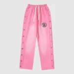 Hellstar Waxed Sweatpant 'Pink'