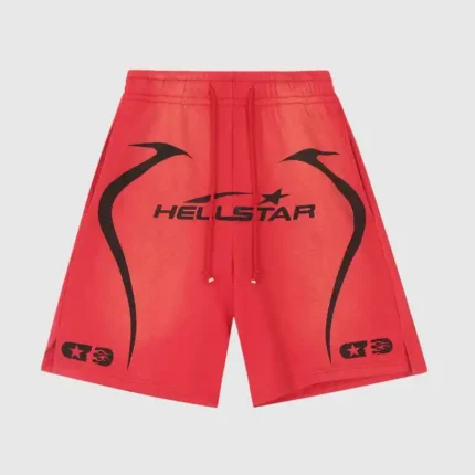 Hellstar Warm Up Shorts ‘Red’