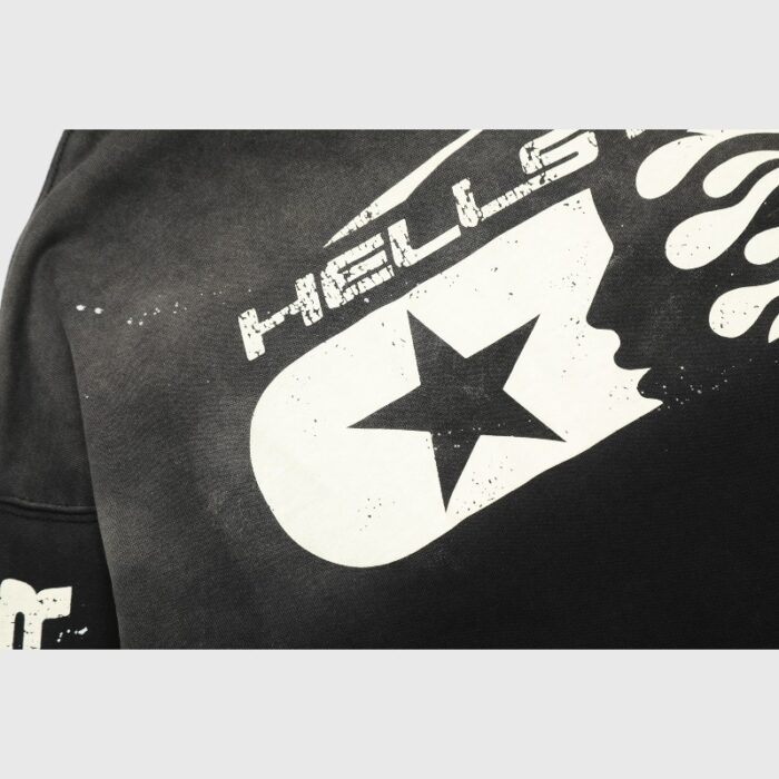 Hellstar Studios Zip Hoodie Black - Image 4