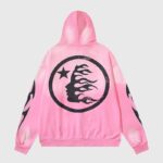 Hellstar Sports Zip-Up Hoodie Pink - Image 2