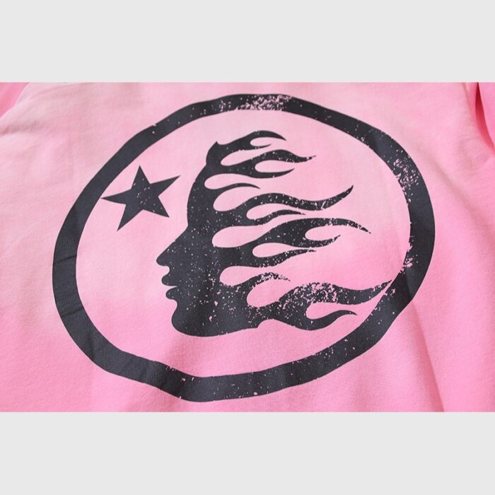 Hellstar Sports Zip-Up Hoodie Pink - Image 4