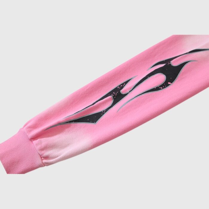 Hellstar Sports Zip-Up Hoodie Pink - Image 8