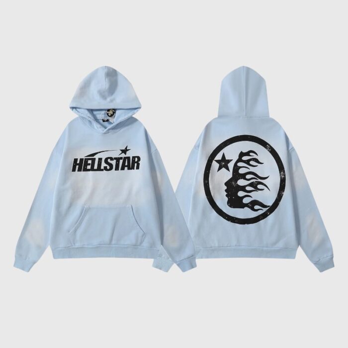 Hellstar Uniform Hoodie Baby Blue - Image 7